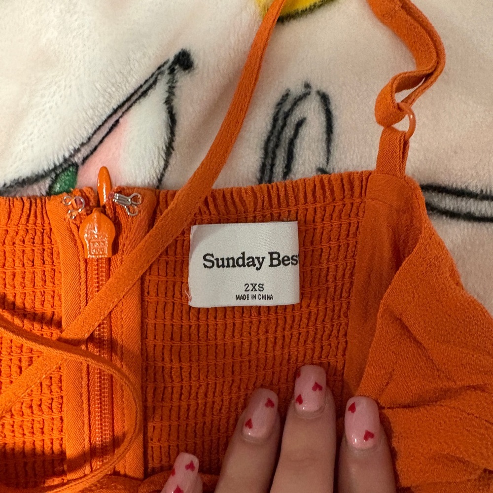 Sunday Best Orange dress
